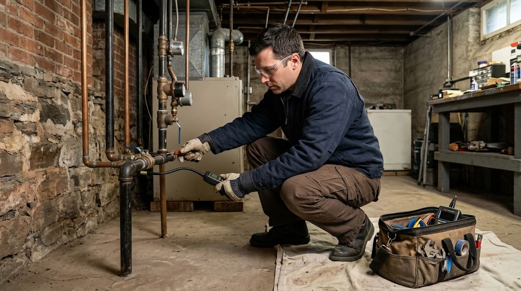 Gas Line Repair in Glen Oaks Queens professional piping testing